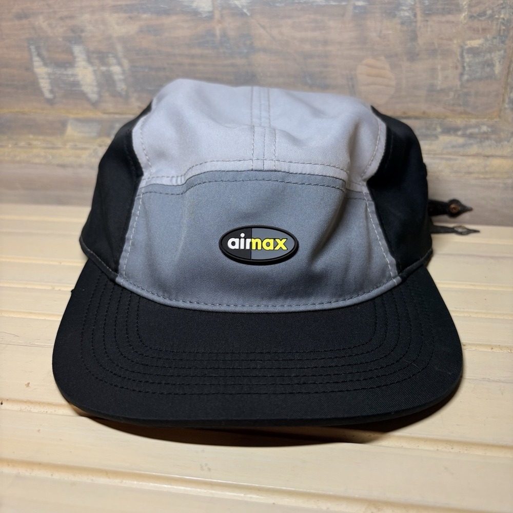 Mens Nike AW84 Air Max 95 Neon Hat Good Condtion 5 Panel Aero Bill